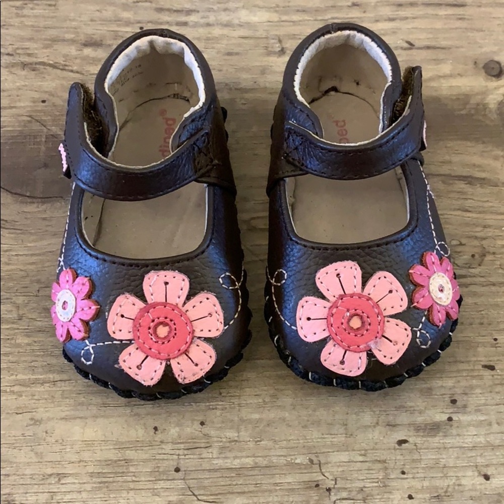 3/$45 Pediped All Leather Baby Shoes